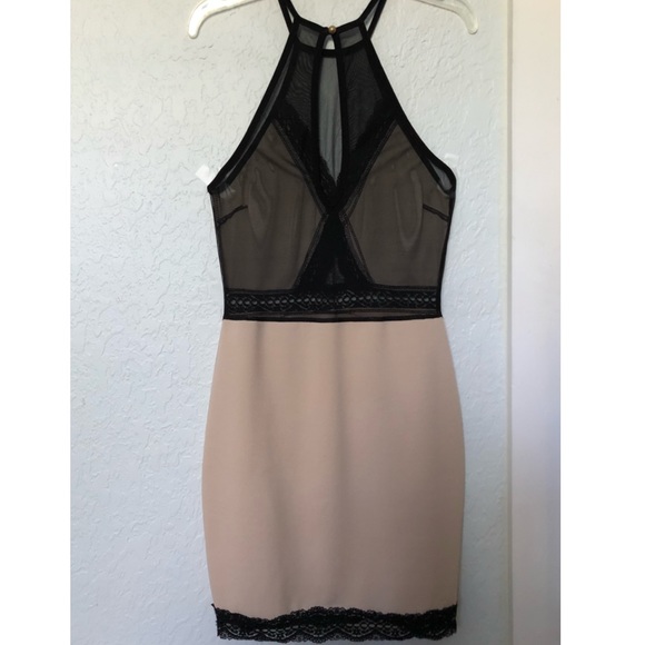 Black and Nude Dress - Picture 2 of 4